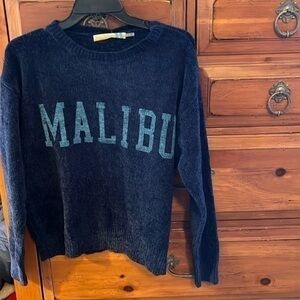 Vintage Havana Women’s Navy Blue Malibu Sweater Size Large NWT